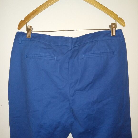 Dalia Dress Pants Womens Size 12 Blue Straight Leg Mid Rise D2049 Inseam 26" - Picture 4 of 8